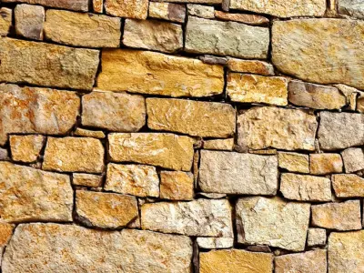 Stone Wall 3D model