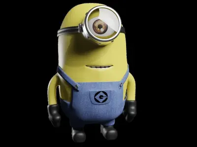 Minion  Low-poly 3D model