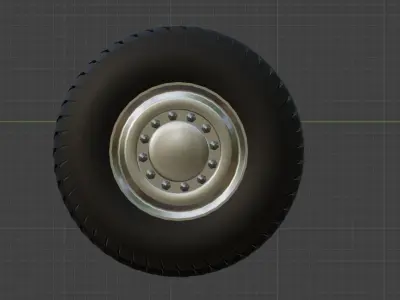 Set of Truck Tire  3D model