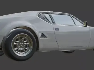 1971 De Tomaso Pantera 3D Model for 3D Printing 3D print model