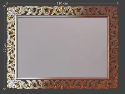 Classic frame 01 3D model
