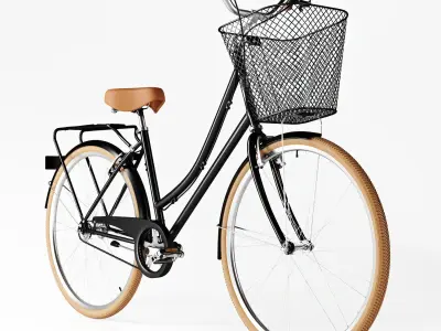Bike Vintage Ladies Deluxe 3D model