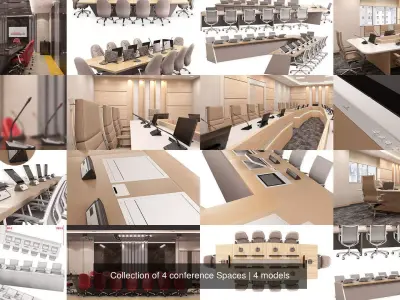 Collection of 4 conference Spaces