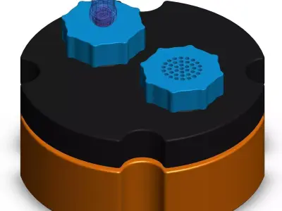 3D Printable Bioreactor Modular Type For Space Operation 3D print model