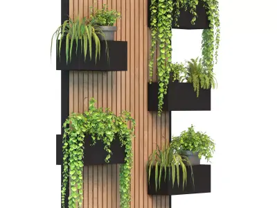 Floating Greenery 3D model