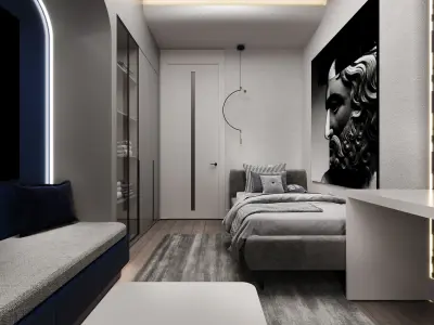 Teenage Bedroom II DV II FGM 3D model