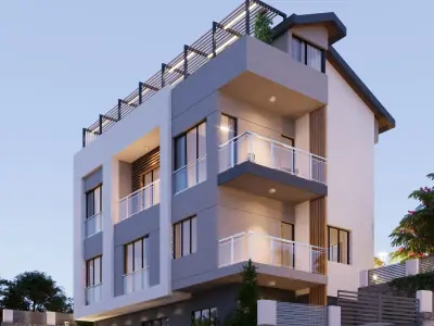 Villa Design Exterior 3D Model 3D model
