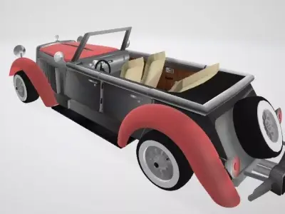 Classic car 3D model shop