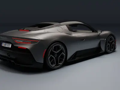 Maserati MC20 Low-poly 3D model