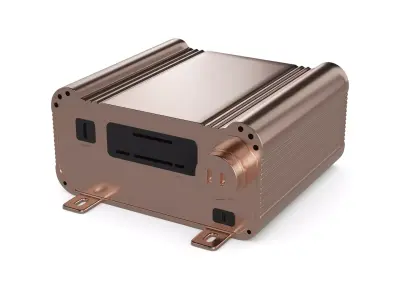 Car power inverter Low-poly 3D model