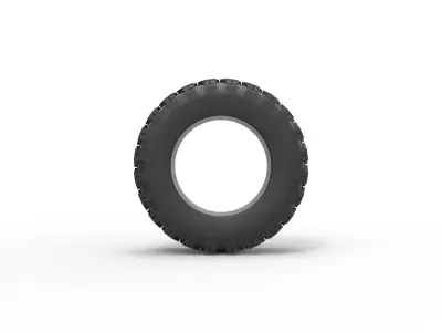 Swamper Tire Scale 1 to 25 3D print model