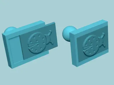 Stamp 44 - Ladybug - Fondant Decoration Maker Toy 3D print model