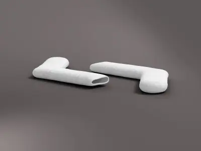 Socks flat lay stockings Clo3d Marvelous Designer 3D model