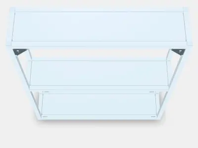 ENHET Wall fr w shelves 1 Low-poly 3D model