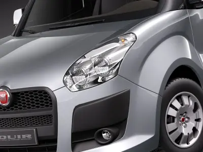 Fiat Doblo Cargo 2010 3D model
