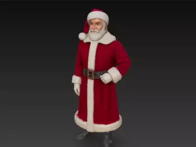 Santa Claus  Model  Christmas Decoration  3D print model
