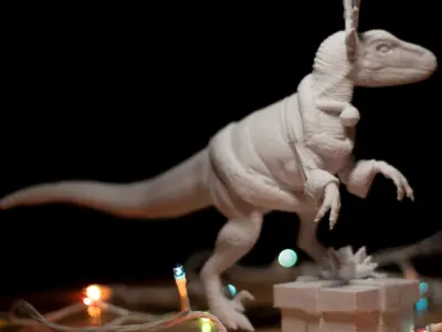 JURASSIC RUDOLPH 3D print model