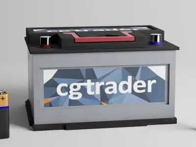 Batteries cgtrader battery 3D model