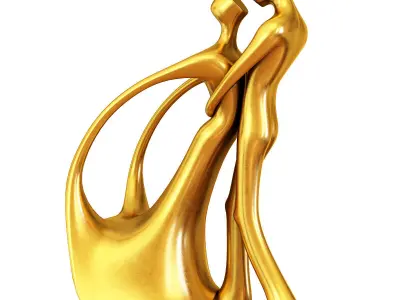 Sculpture Abstract 3d model Low-poly 3D model