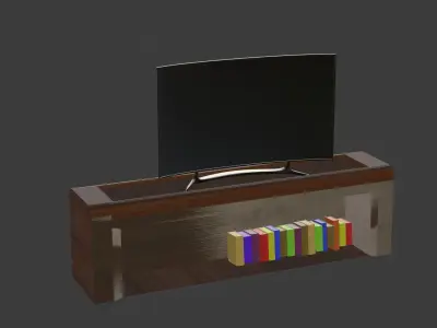 Full Equipment Workstation Room Low-poly 3D model
