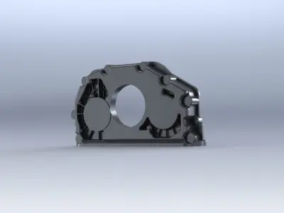 MERCEDES OIL PUMP BODY A 906 180 0801 3D REVERSE ENGINEERING 3D print model