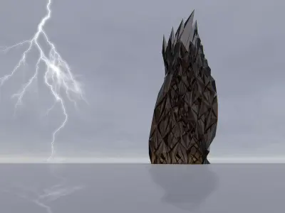 3 Different Parametric Tower 3D model