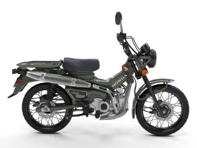 Honda Trail 125 ABS Low-poly 3D model