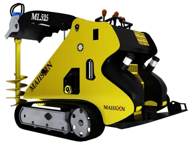 Ml525 Mini Track Loader 3D model