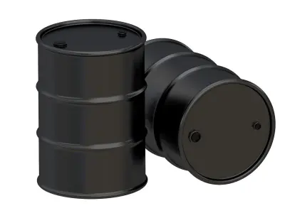Barrel Black 3D model
