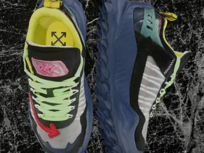 OFF WHITE ODSY 1000 3D SHOES Low-poly 3D model