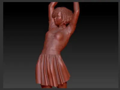 Sports Girl  3D print model