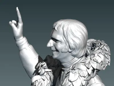 Emerson Fittipaldi Legend 3D print model