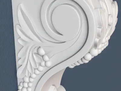 Decorative Corbel 3D model 9