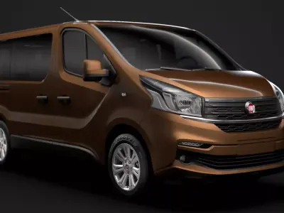 Fiat Talento Minibus 2020 3D model