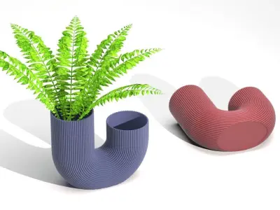 TUBE VASE 3D model