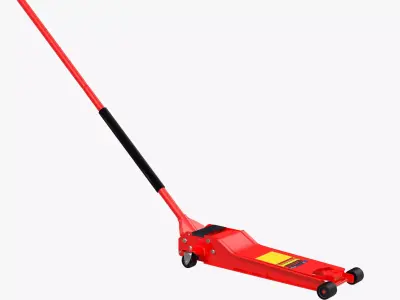 Jack Red Floor Low-poly 3D model