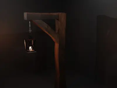Lamp Old Street Free 3D model