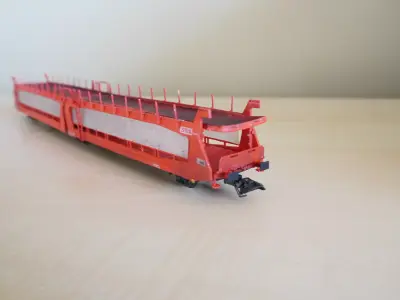 Pre supported H0 1-87 scale Laes TA 364 M car carrying wagon 3D print model
