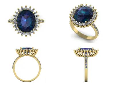 Ring bi 1 3D print model