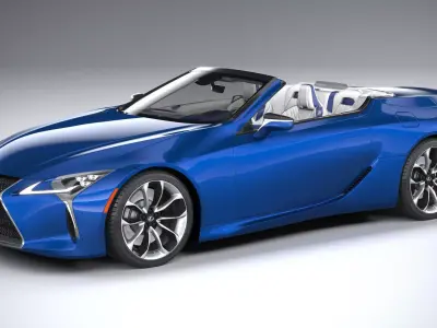 Lexus LC 500 Convertible 2021 3D model