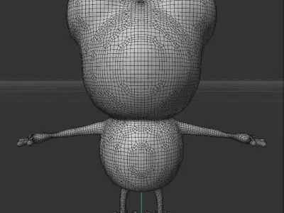 Frog  3D model  character 3D model