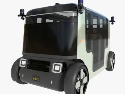 unmanned taxi 3D model