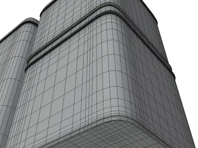 Metal boxes HG2 3D model