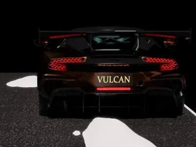 aston martin vulcan sports 3D model