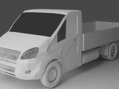 Gazel Next 3d model Low-poly 3D model