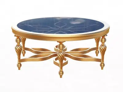 Classic Tea Table Furniture Design SW Yegane Low-poly 3D model