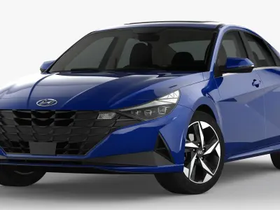 Hyundai Elantra 2021 3D model