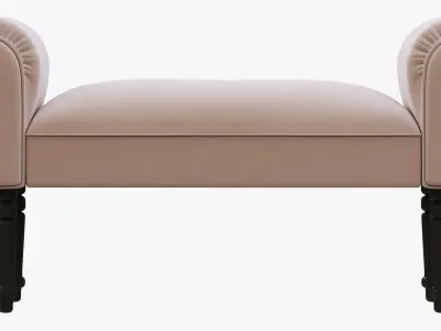 HPDECOR Keep Calm ottoman 3D model