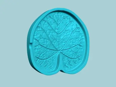 Judas Tree Leaf - Molding Artificial EVA Craft 3D print model