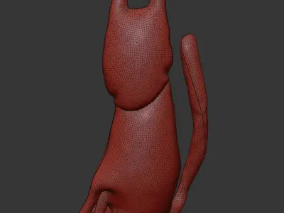 kids cat toy 10 3D model